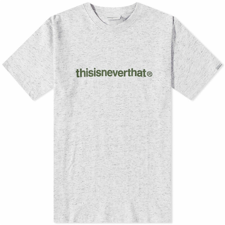 Photo: thisisneverthat Men's T-Logo T-Shirt in Light Heather Grey