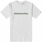 thisisneverthat Men's T-Logo T-Shirt in Light Heather Grey