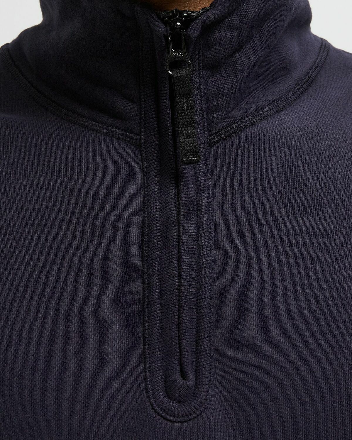 Stone Island MARINA LS POLO Blue Mens Half-Zip Stone Island