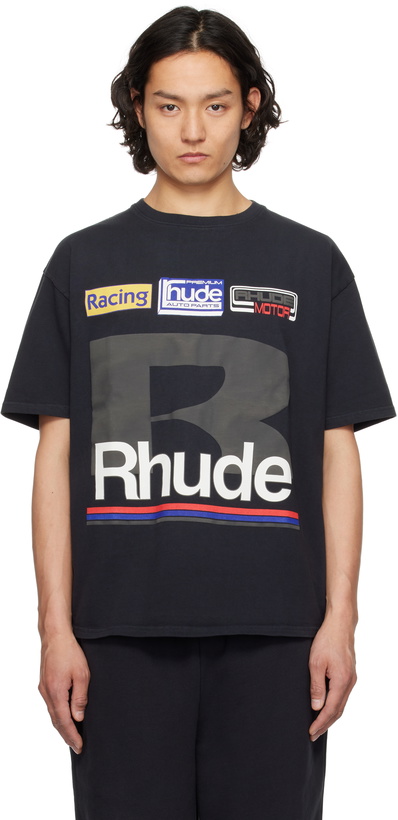 Photo: Rhude Black Petrol Patch T-shirt