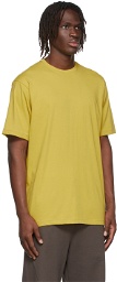 The Viridi-anne Yellow Logo Embroidery T-Shirt
