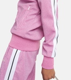 Palm Angels - Glitter jersey track jacket