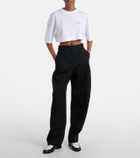 Givenchy Cropped logo cotton T-shirt