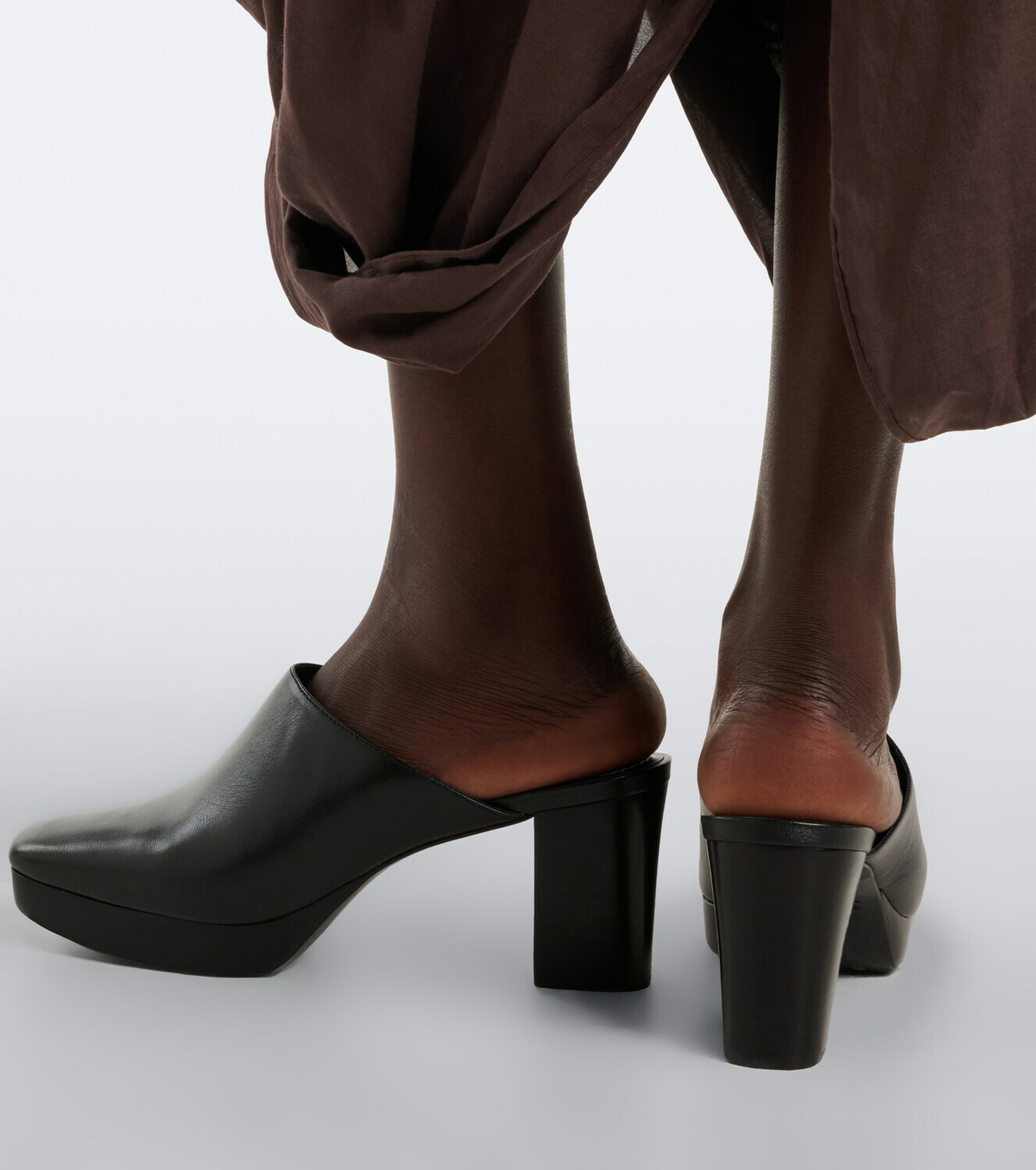 Staud Monica leather mules