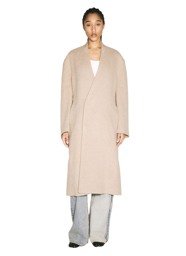 Photo: MM6 Maison Margiela Wraparound Belted Coat