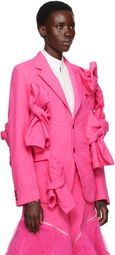 Comme des Garçons Homme Plus Pink Gabardine Blazer