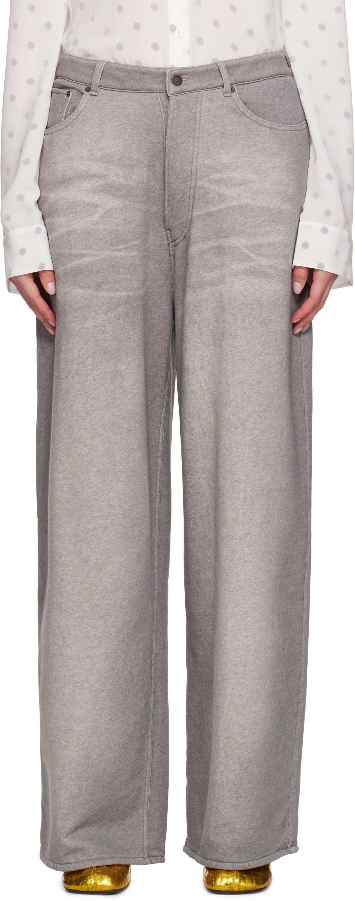 Acne Studios Gray Loose Fit Lounge Pants