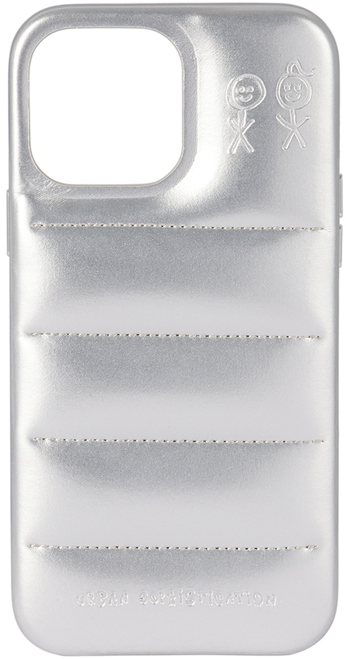 Photo: Urban Sophistication Silver Limited Edition 'The Puffer' iPhone 13 Pro Max Case