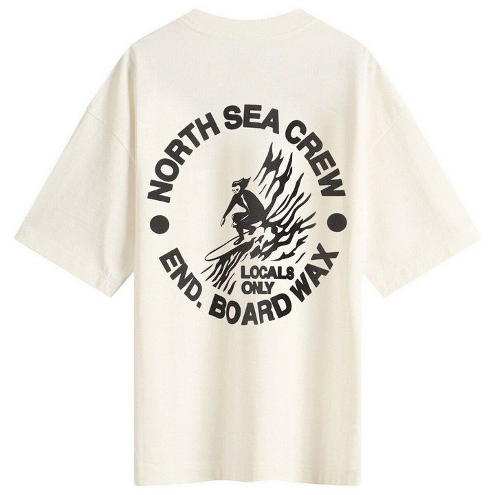 Photo: END. Coastal Board Wax T-Shirt in Ecru