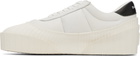 Balmain White Riff Low Sneakers