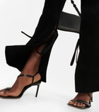 Jacquemus - Chenille ribbed-knit flared pants