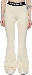 Palm Angels Off-White Flared Lounge Pants