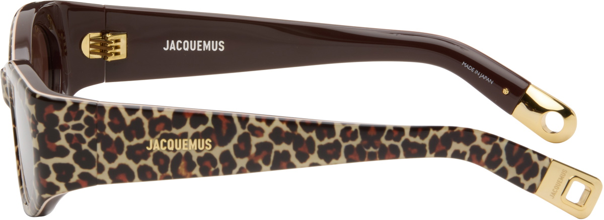 JACQUEMUS Brown 'The Ovalo' Sunglasses