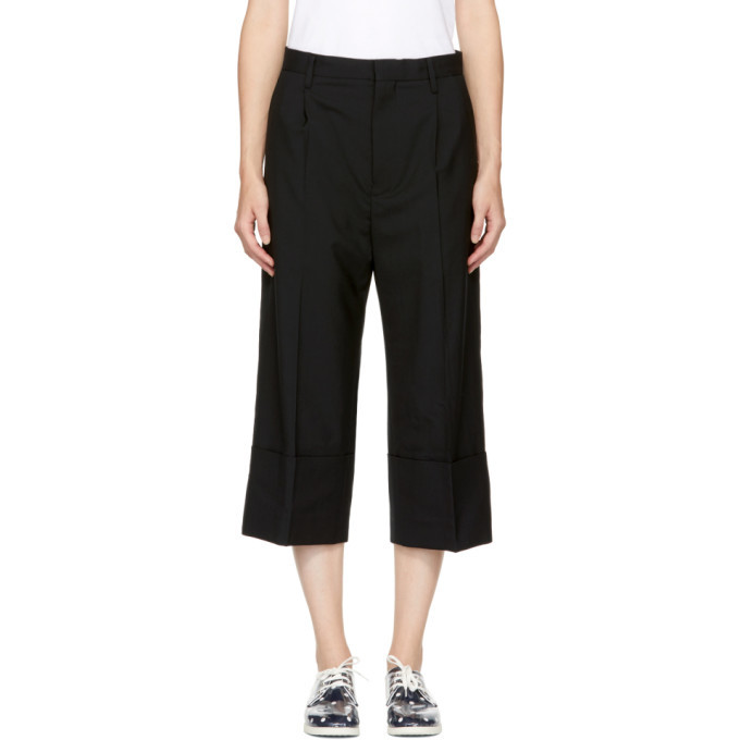 Photo: Noir Kei Ninomiya Black Cuffed Trousers