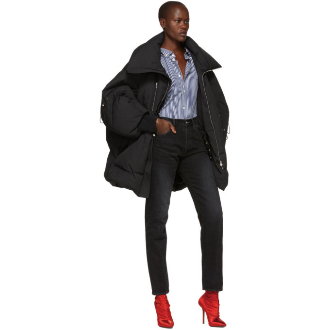 Chen Peng Black Down Bubble Jacket