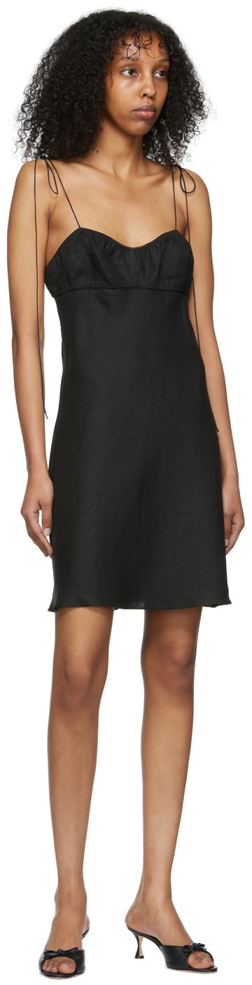 Anna October Black Kamini Mini Dress