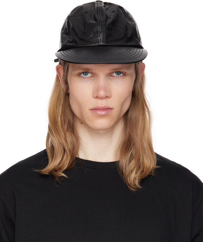 Photo: POST ARCHIVE FACTION (PAF) Black 8.0 Right Leather Cap