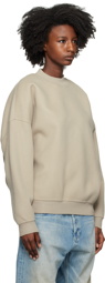 Fear of God Beige Brushed Sweater