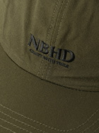 Neighborhood - Dad Leather-Trimmed Logo-Embroidered Cotton Baseball Cap