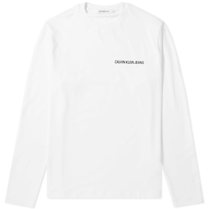 Photo: Calvin Klein Long Sleeve Institutional Chest Logo Tee
