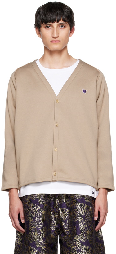 Photo: NEEDLES Khaki V-Neck Cardigan