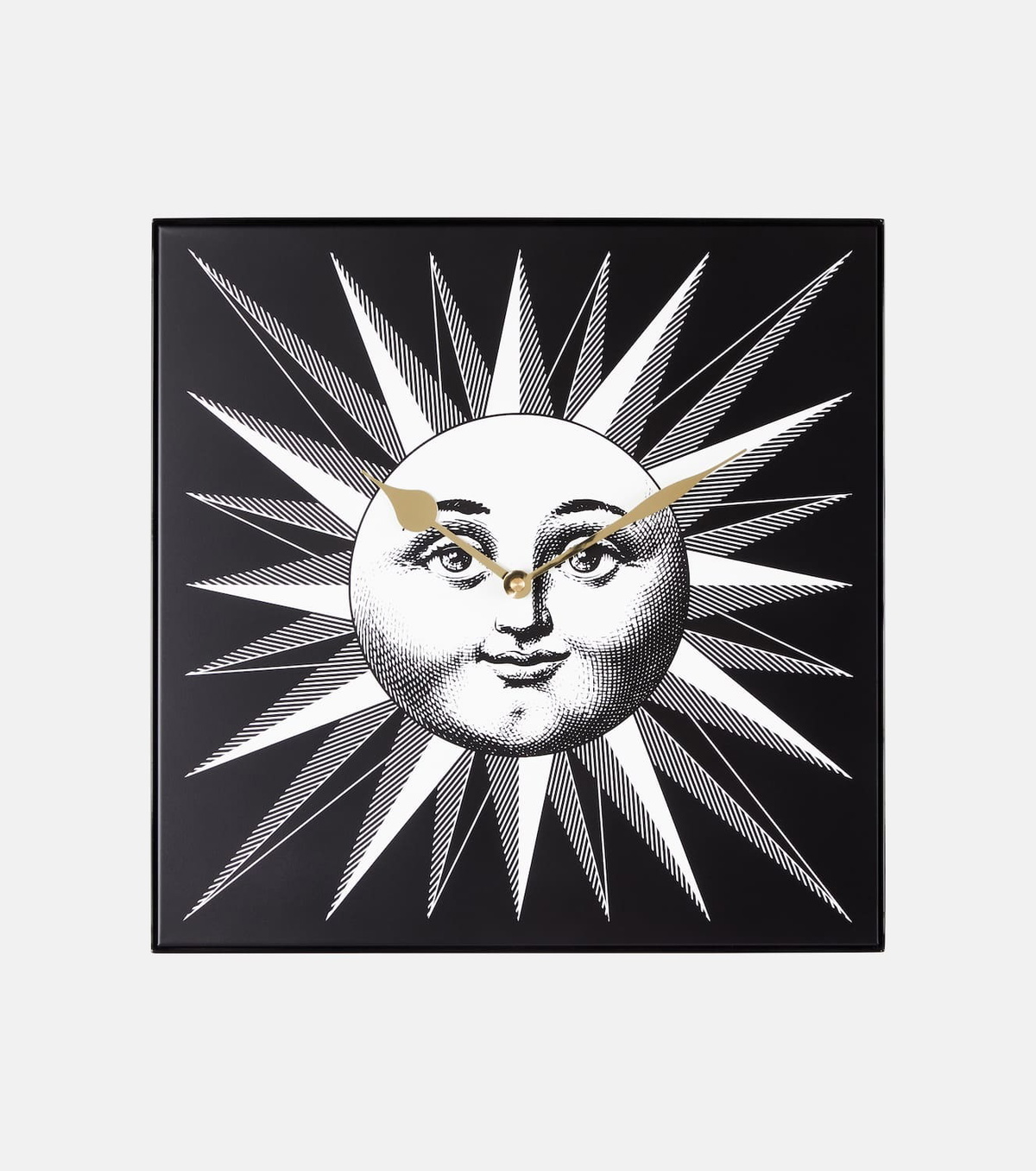 Fornasetti Grande Sole metal wall clock