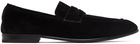 ZEGNA Black 'L'Asola' Penny Loafers