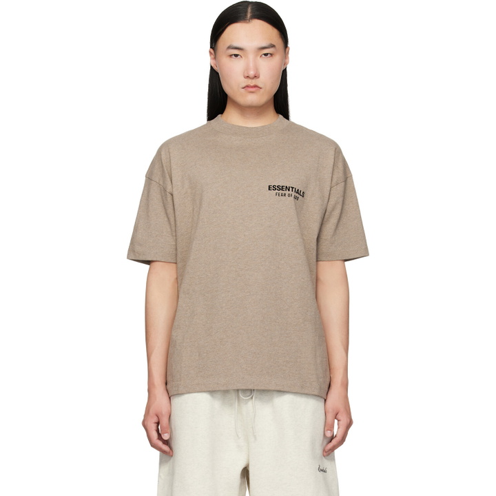 Photo: Fear of God ESSENTIALS Beige Classic T-shirt