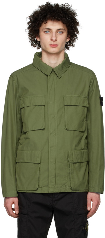 Photo: Stone Island Green Batavia Field Jacket