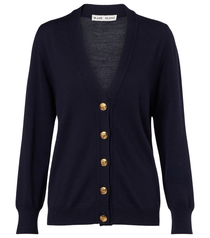 Photo: Blazé Milano Wool, silk, and cashmere cardigan