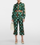 Gucci - Logo silk sweatpants