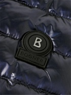 Bogner - Liman Mesh-Trimmed Quilted Shell Down Jacket - Blue