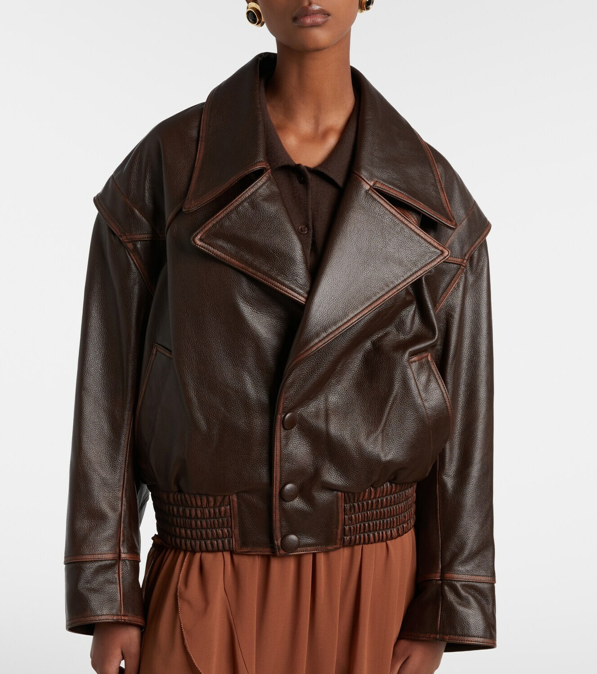 Jacques Wei Leather biker jacket