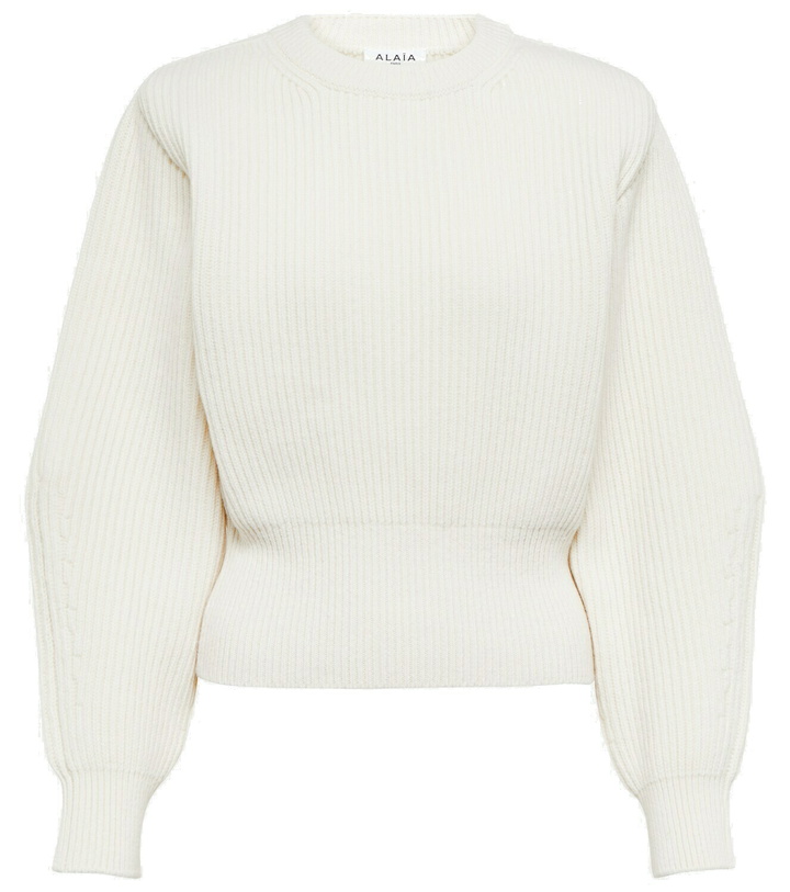 Photo: Alaïa Ribbed-knit sweater