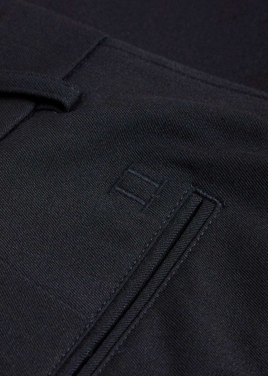 Les Deux Straight-leg Woven Trousers Navy