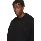 Balenciaga Black Wool and Cashmere Crewneck Sweater