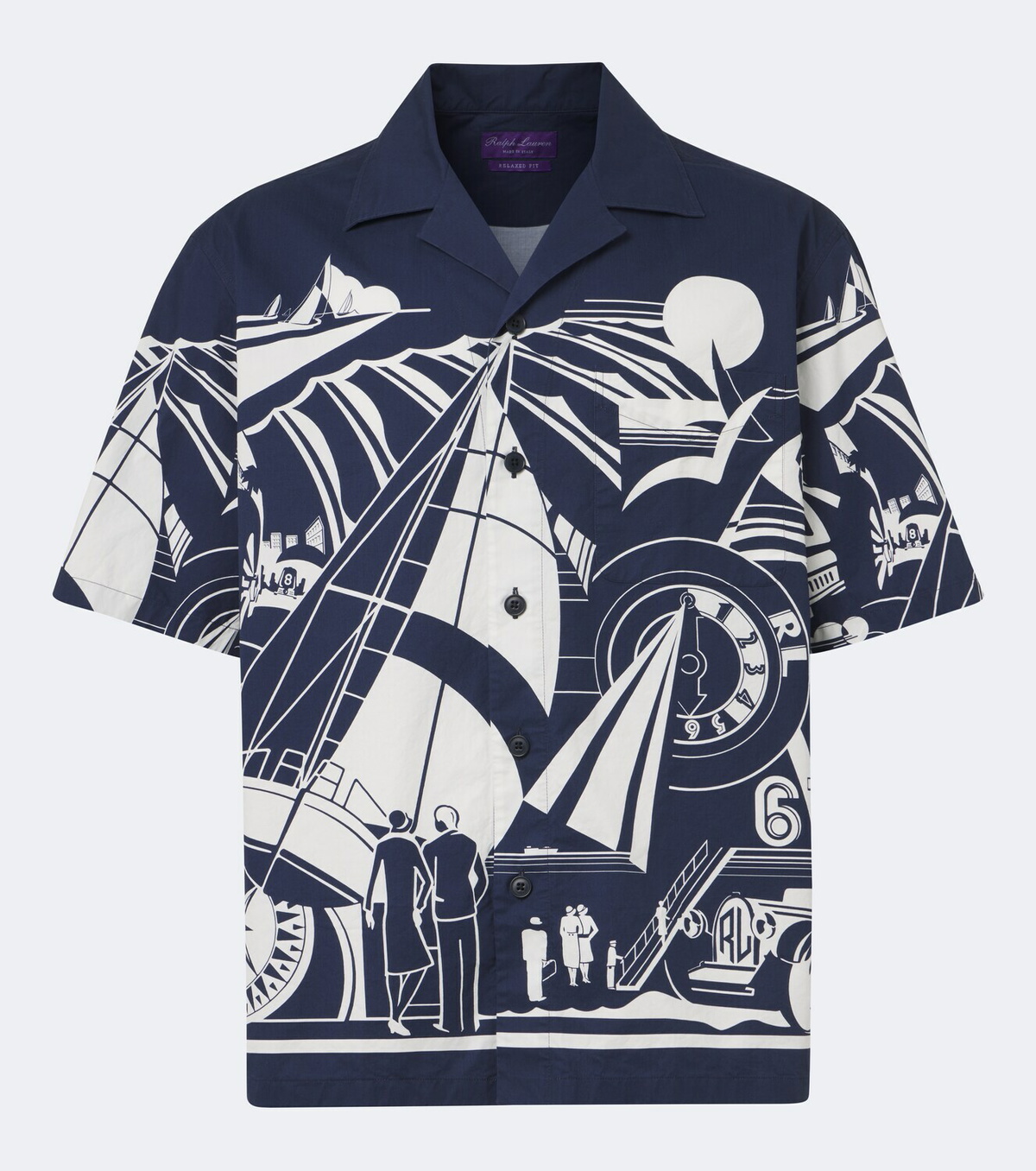 Ralph Lauren Purple Label Printed cotton shirt