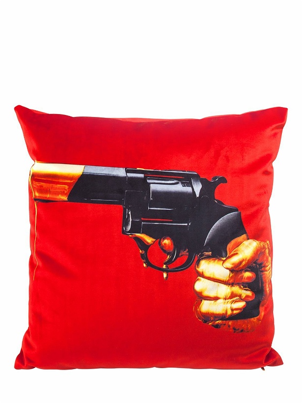 Photo: SELETTI Revolver Printed Cushion