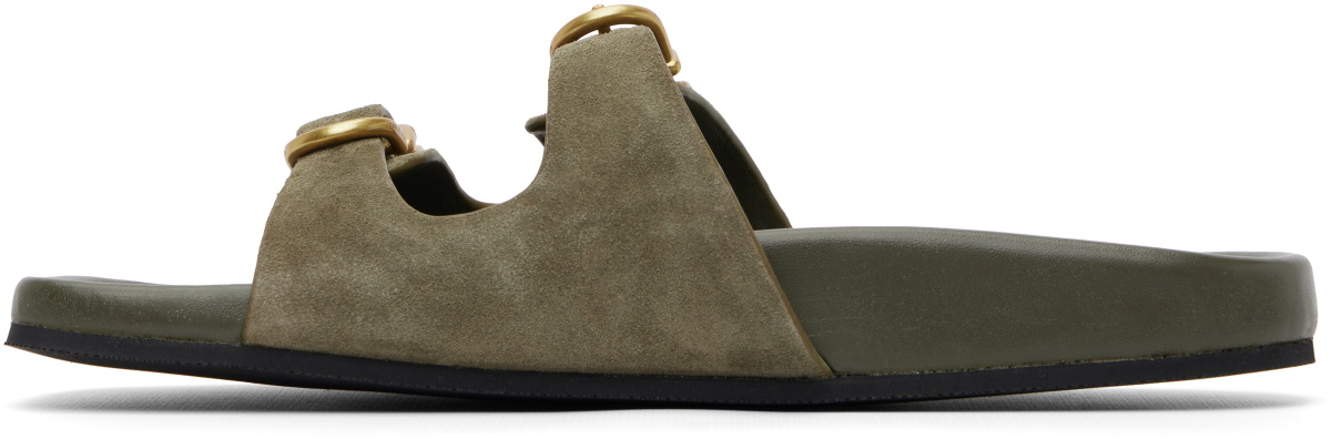 rag & bone Khaki Rue Suede Sandals