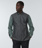 Junya Watanabe - Twill-paneled cotton overshirt