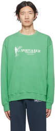 Sporty & Rich Green Tennis Club Sweatshirt