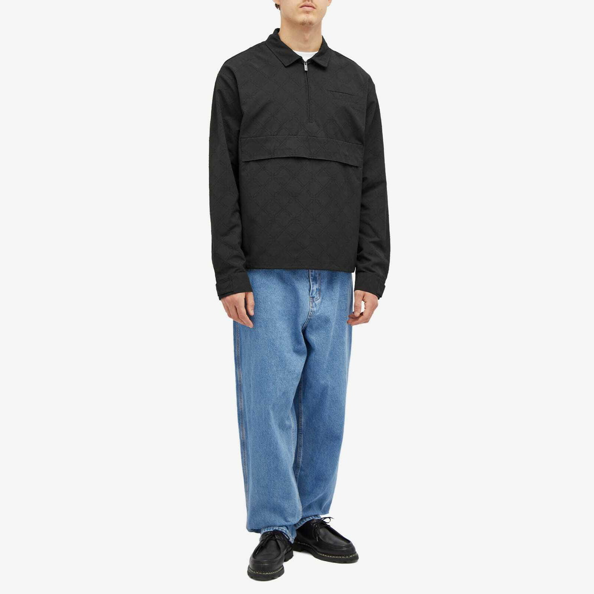 Daily Paper Men's Treasure Monogram Anorak in Black