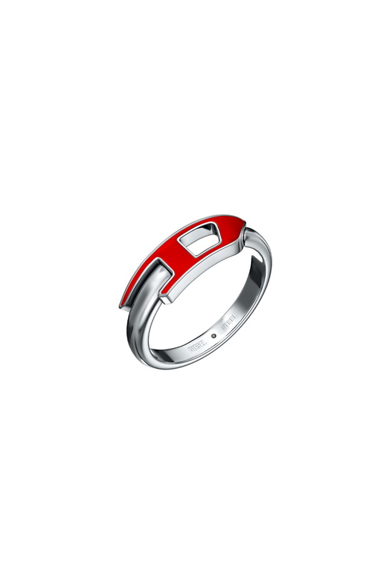Photo: Diesel Stainless steel band ring - Rings - Unisex - Silver