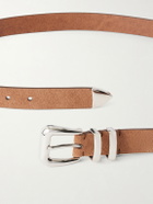 Brunello Cucinelli - 3cm Suede Belt - Brown