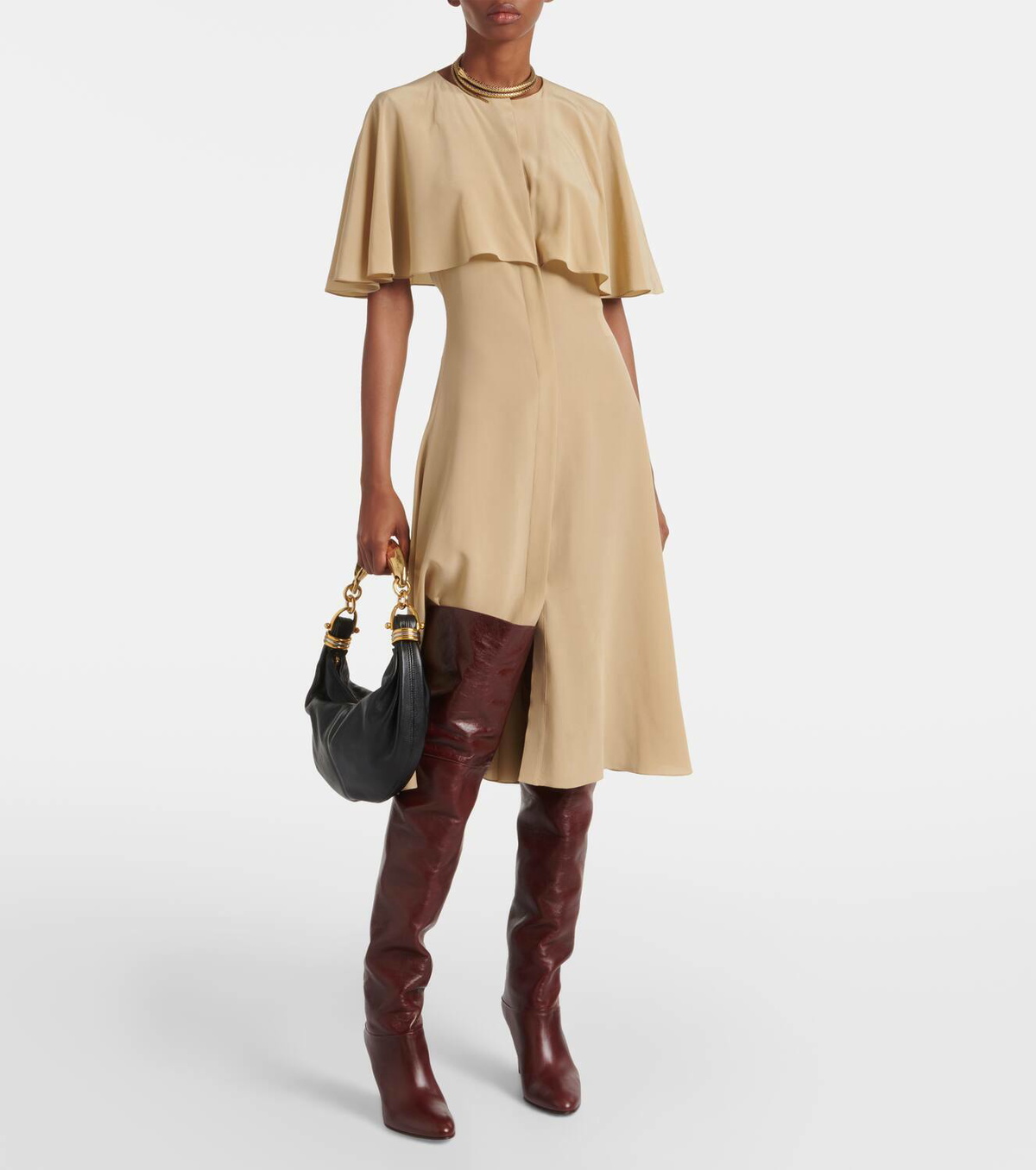 Chloé Banana Small leather shoulder bag