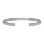 Maison Margiela Silver Slim Layered Number Bracelet