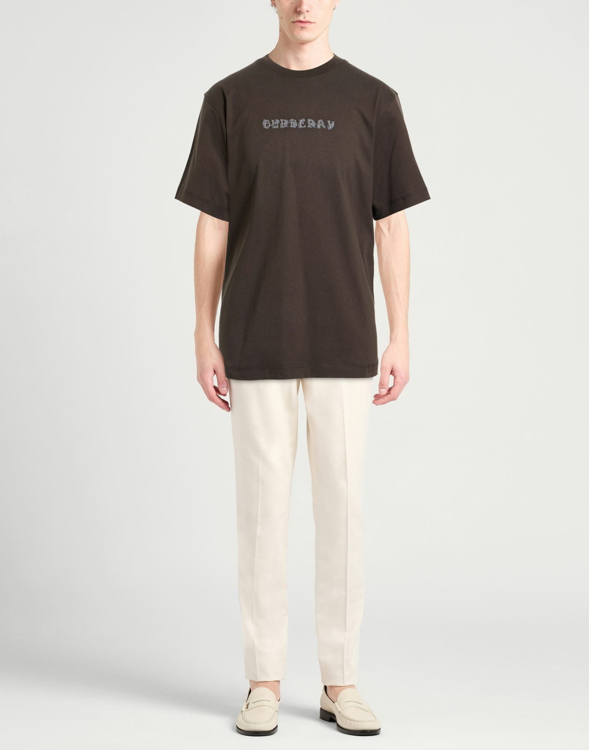 Burberry Mens T-shirt Dark in Brown