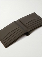 Dunhill - Contour Logo-Print Embossed Leather Billfold Wallet