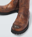 Acne Studios Leather biker boots