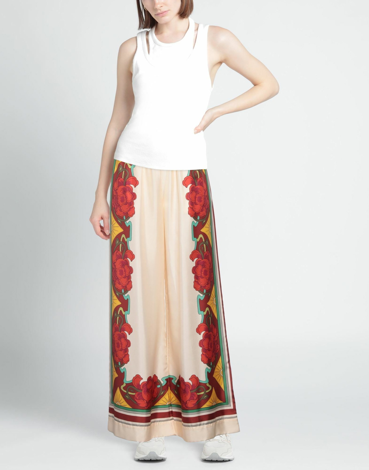 La Doublej Womens Pants Cream